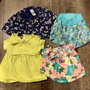 🌹Set of 4 4T summer clothes